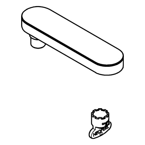 Grohe - Auslaufbrause 48454 mit herausziehbarem Auslauf chrom