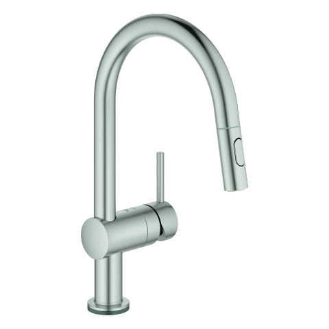 Grohe - Elektr.-EH-SPT-Batt. MINTA Touch 31358 C-Ausl. azb. Spülbrause supersteel