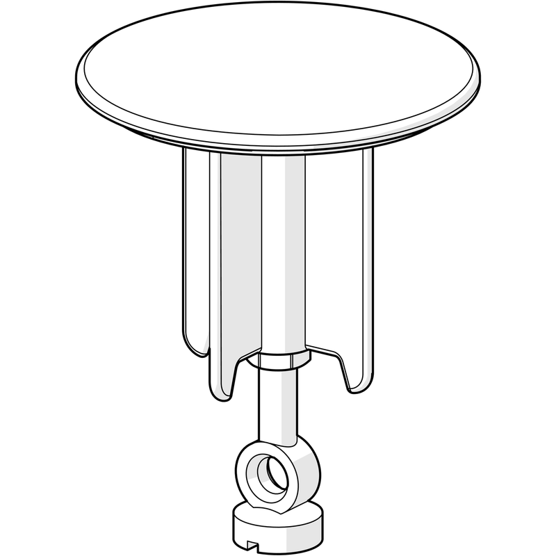 Hansa Armaturen - Stopfen Ablaufgarnitur HANSA 59902021 d 63mm chr
