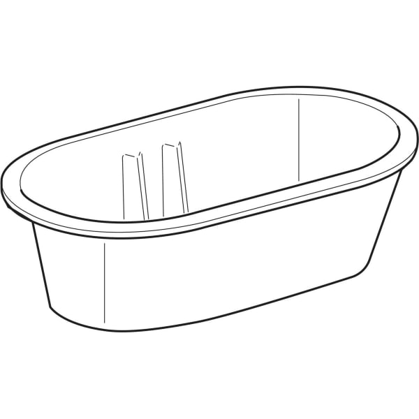 Geberit Vertriebs - Säuglingspflegebecken 407010 910x515x280mm (80 l) weiß