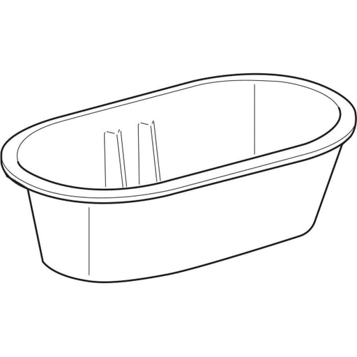 Geberit Vertriebs - Säuglingspflegebecken 407010 910x515x280mm (80 l) weiß