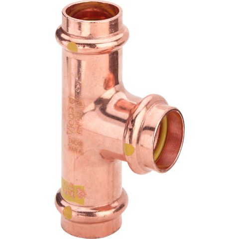 Viega - T-Stück PROFIPRESS G 2618 für Gas 22mm Kupfer