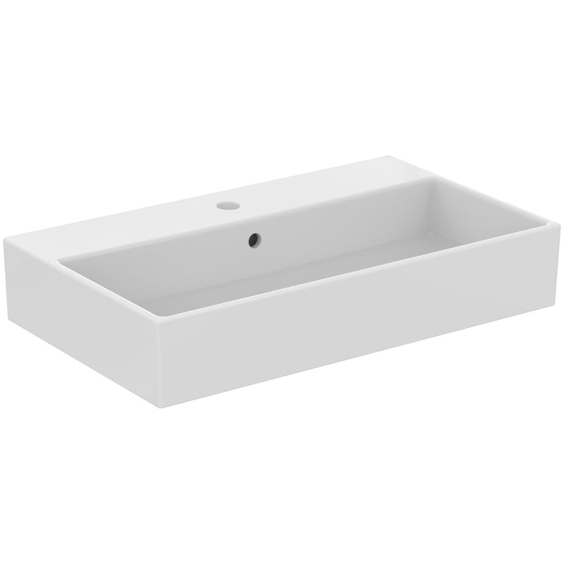 Ideal Standard - Waschtisch STRADA, 1 Hl., m.Ül., 710x420x145mm, Weiß mit Ideal Plus