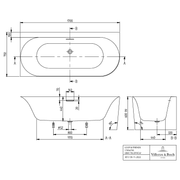 VILLEROY & BOCH - Vorwand-BW Loop&Friends 170LOFLA1 Vorwand-BW li Ausf. m Sys AC TP1 weAlpin