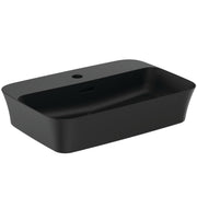 Ideal Standard - Schale IPALYSS, 1 Hl., m.Ül., 550x380x145mm, Schwarz Matt