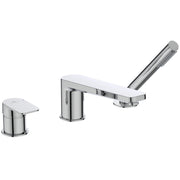 Ideal Standard - 3-Loch-Badearmatur TONIC II, m. Wanneneinlauf und Handbrause, Chrom