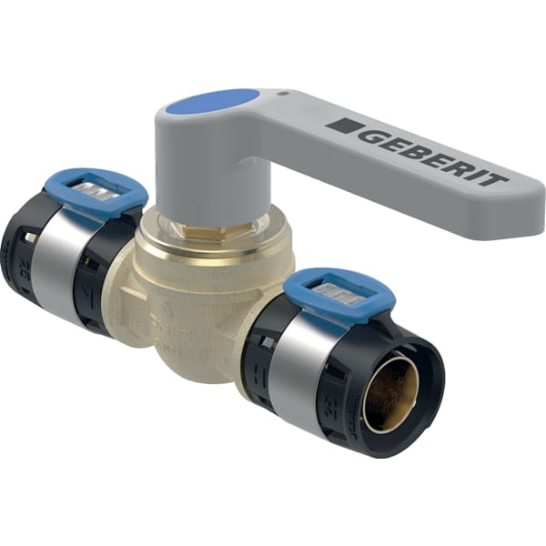 Geberit Vertriebs - FlowFit Kugelhahn mit Betätigungshebel SiBr d25