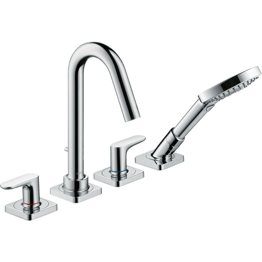 Hansgrohe - 4-Loch Wannenarmatur AXOR CITTERIO M 34444000 chrom Fertigs.m.Hebelgr.+Platte