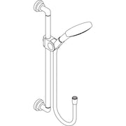 Hansgrohe - Brausenset AXOR Citterio 900mm chrom mit Handbrause 120 3jet