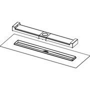 TECE SE - TECEdrainline-Evo Duschrinne, farbig beschichtet, weiß matt, 1000 mm