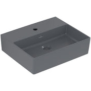 VILLEROY & BOCH - WT Memento 2.0 500x420mm re-eckig 1HL. o. ÜL. geschliffen Graphite cplus