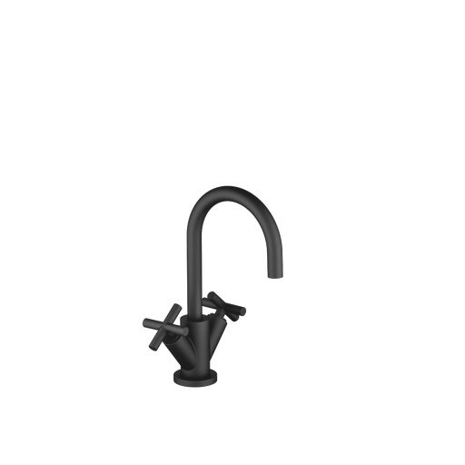 Dornbracht - Waschtisch 1-Locharmatur TARA 22512892 Kreuzgriff schwarz matt
