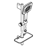 Grohe - Brausest.-set RSH 130 SmartActive Cube 26586 900mm Ablage chrom
