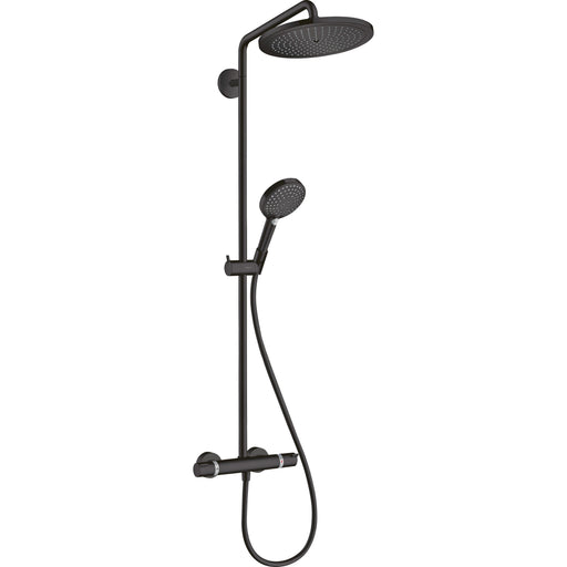 Hansgrohe - Showerpipe CROMA Select S 280 EcoSmart mit Raindance HB mattschwarz