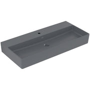 VILLEROY & BOCH - WT Memento 2.0 1000x470mm re-eckig 1HL. o. ÜL. geschliffen Graphite cplus