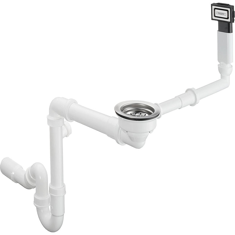 Hansgrohe - Manuelle Ab- und Überlaufgarnitur Einzelbecken Granit D16-10