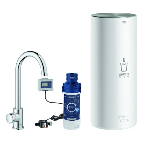Grohe - Standventil und Boiler RED Mono 30080 L-Size C-Auslauf chrom