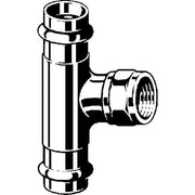 Viega - T-Stück SANPRESS 2217.2 35mm x 1 IG x 35mm Siliziumbronze