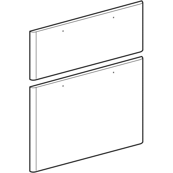Geberit Vertriebs - Auszug Front Set, weiß, SMYLE WT-US, Modell 805090