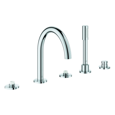 Grohe - 5-L-Wannenkombin. Atrio Private C. 25224 für Hebelgriffe chrom