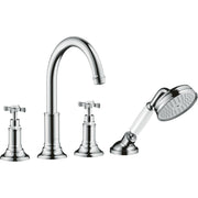 Hansgrohe - 4-Loch Wannenarmatur AXOR MONTREUX 16546000 chrom für Wannenrandmontage