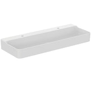 Ideal Standard - Waschtisch CONCA, 2 Hl., o.Ül., 1200x450x145mm, Weiß