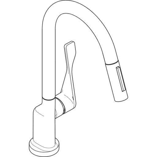 Hansgrohe - Spültisch EHM AXOR CITTERIO 39835 chrom m.Ausziehbrause