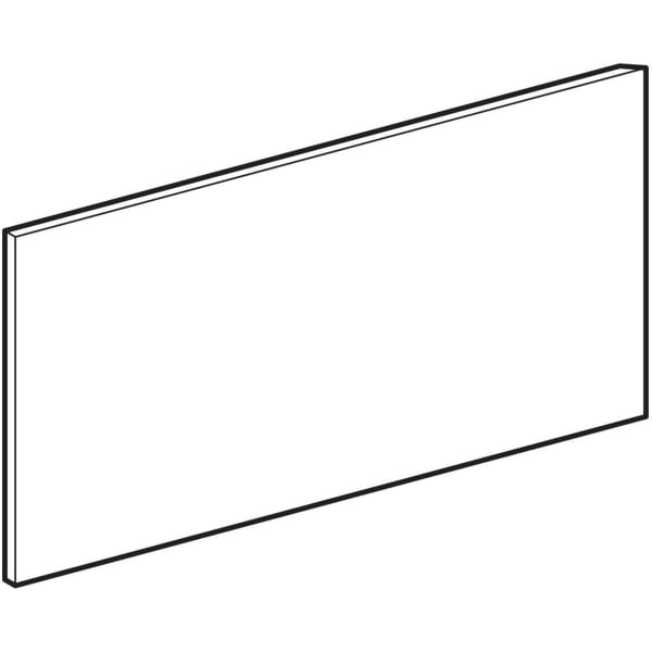 Geberit Vertriebs - Bambini Seiten-Dekorblende, hoch Varicor, 390x205x12mm, weiß
