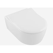 VILLEROY & BOCH - Wand-Tiefspülklosett DirectFlushA18 CeramicPlus WC-Sitz Slim 4657RSR1 weiß