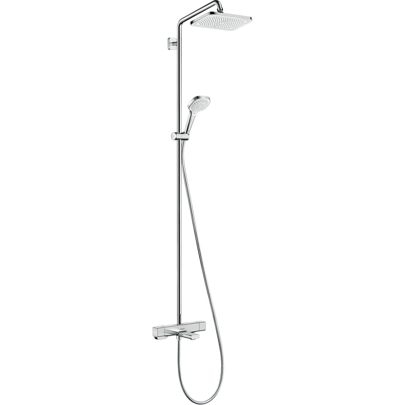 Hansgrohe - Showerpipe CROMA E 280 1jet chrom mit Wannenthermostat