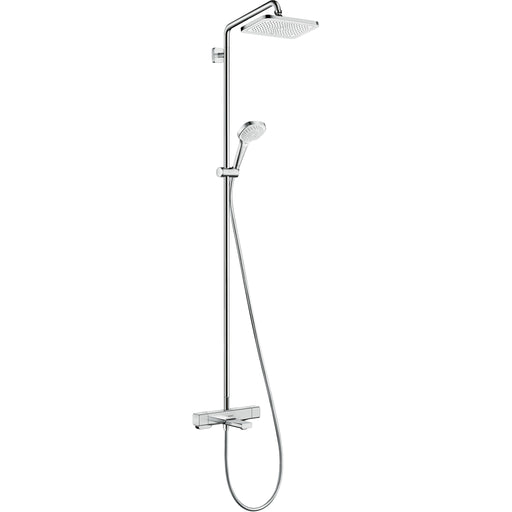 Hansgrohe - Showerpipe CROMA E 280 1jet chrom mit Wannenthermostat