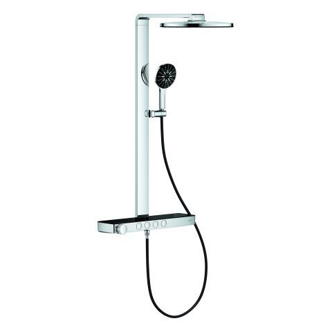 Grohe - THM-Duschsystem RSH Aqua Pure 101680 Kopfbr. 15 l rund schwarz/chrom