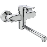 Ideal Standard - Wand-WT-Armatur CERAPLUS 2 5l/min., Ausld. 244-263mm, Chrom