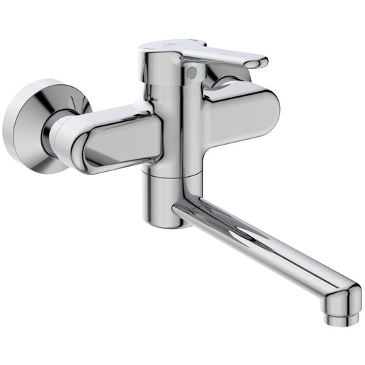 Ideal Standard - Wand-WT-Armatur CERAPLUS 2 5l/min., Ausld. 244-263mm, Chrom