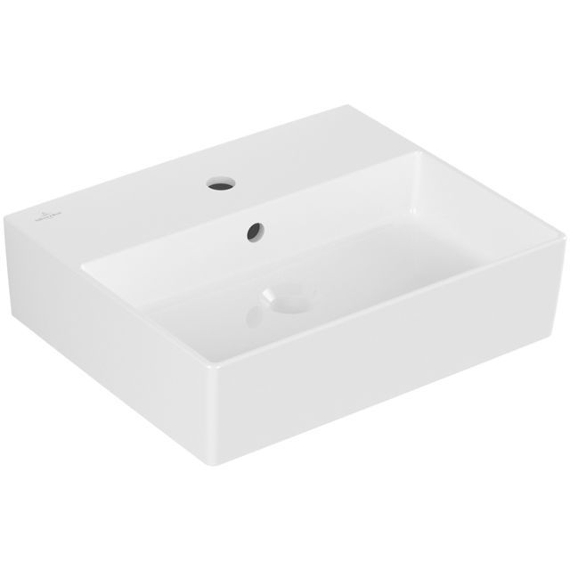 VILLEROY & BOCH - WT Memento 2.0 500x420mm re-eckig 1HL. m. ÜL. geschliffen Weiß Alpin cplus