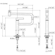 Dornbracht - PIVOT Einhebelmischer TARA Ultra 33845875 platin