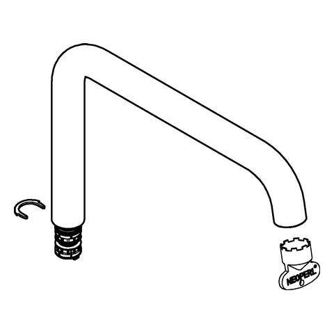 Grohe - Auslauf 13376 chrom