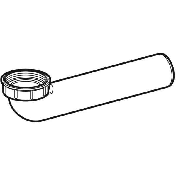 Geberit Vertriebs - Anschlussbogen G1 1/2 x 40 mm weiß-alpin