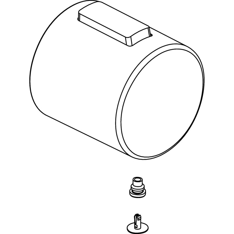 Ideal Standard - Thermostatgriff, m. ISI-Logo, Chrom
