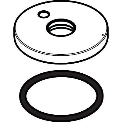 Hansgrohe - Rosette für Auslauf Metropol S 3-Loch Bidet-/WT-Armatur, 97505990 gold
