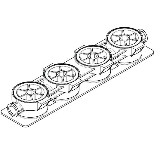 Hansgrohe - Whirlstrahleinsatz komplett RAINFALL