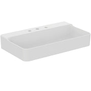 Ideal Standard - Waschtisch CONCA, 3 Hl., o.Ül., 800x450x145mm, Weiß