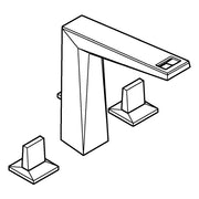 Grohe - 3-L-WT-Batt. Allure Bril. PC 20668 Trapezbetätigung WA-Ceasarstone chrom