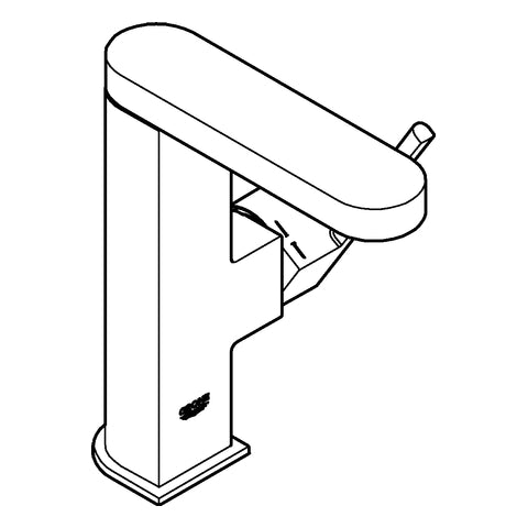 Grohe - EH-WT-Batterie PLUS 23872 M-Size Auslauf Push-open Ablaufgrt. chrom