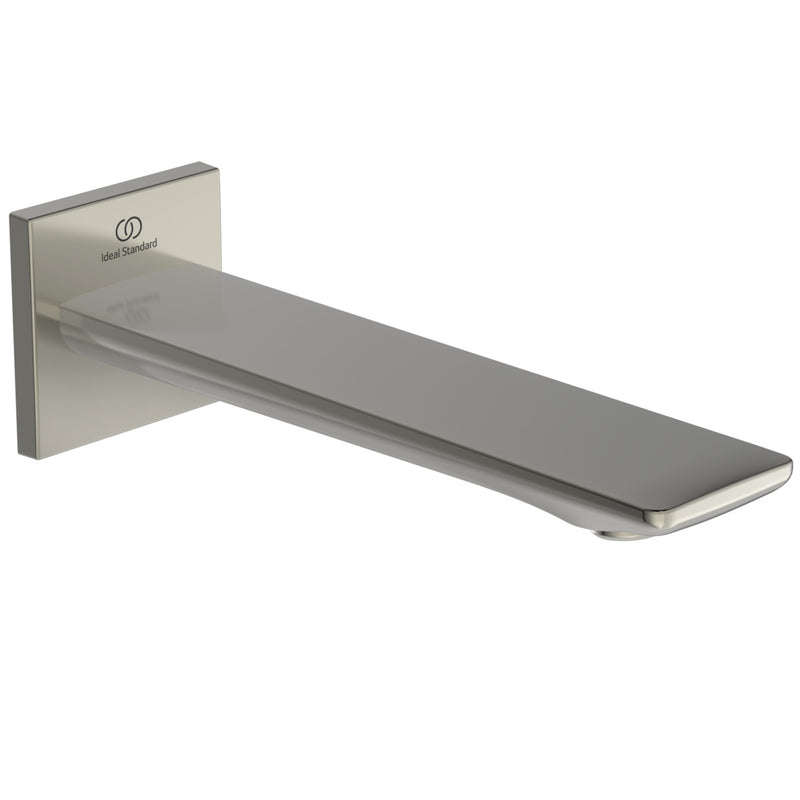 Ideal Standard - Wandauslauf CONCA, Ausld.160mm, m.eckiger Rosette, Silver Storm