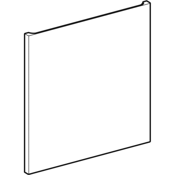 Geberit Vertriebs - Auszug Front, Eiche, RENOVA Nr.1 Plan WT-US, Modell 869103