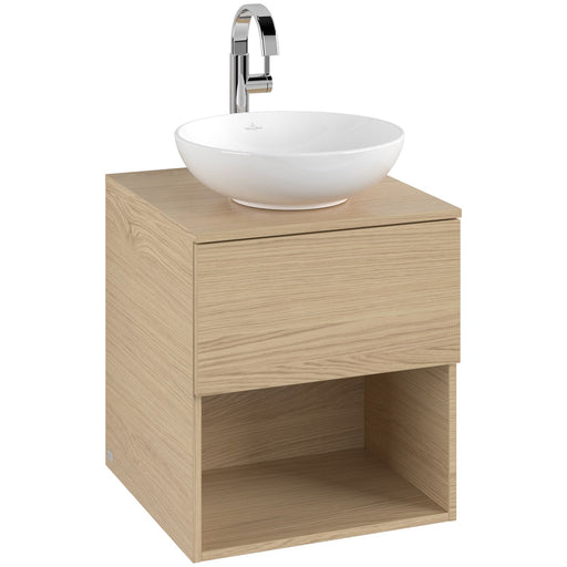 VILLEROY & BOCH - Konsolen-Unterschrank 500mm f AWT38 1 Ausz 1 Aussch mLB C520H1 VJ Nordic Oak