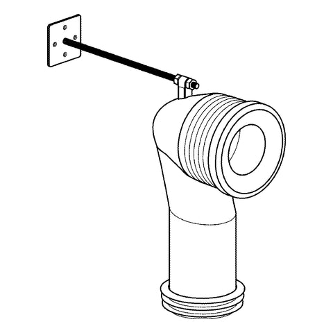 Grohe - WC-Ablaufbogen 39457 vertikal 93,5 - 137mm