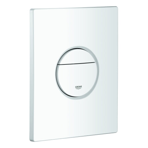 Grohe - Abdeckplatte 42375 mit Drucktaste alpinweiß