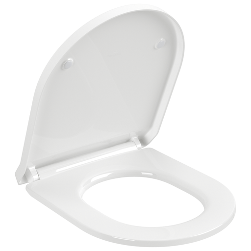 VILLEROY & BOCH - WC-Sitz Architectura 373x446x47mm Oval SoftClosing QuickRelease Weiß Alpin